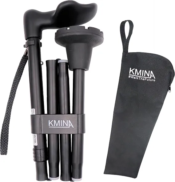 Bastón ergonómico ortopédico plegable KMINA