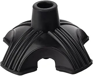 Ncheli Puntas para Bastones 19mm Negro Piezas muletas Base