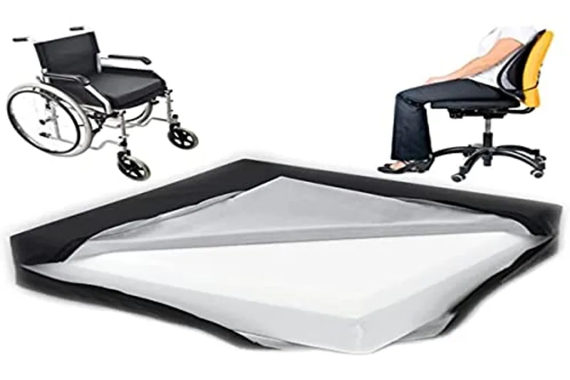Cojín antiescaras de espuma para silla de ruedas