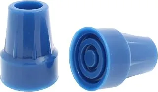 2x Puntas de Goma Azul para Bastón o Muleta - 19mm & 22mm - por Lifeswonderful (19mm)