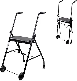 Mobiclinic®, Andador Plegable, Ajustable, Resistente, Emérita, Acero, Empuñaduras Ergonómicas, Ligero, con Asi