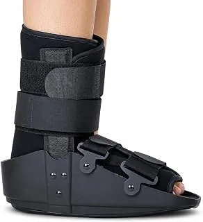Bota Walker Corta Ortopédica, Inmovilizadora de Tobillo y Pie para Fracturas y Esguinces, Correas Ajustables