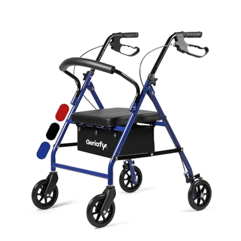 Geriafy Andador Plegable con Frenos Lambda